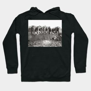 Destroying Bootleg Liquor, 1923. Vintage Photo Hoodie